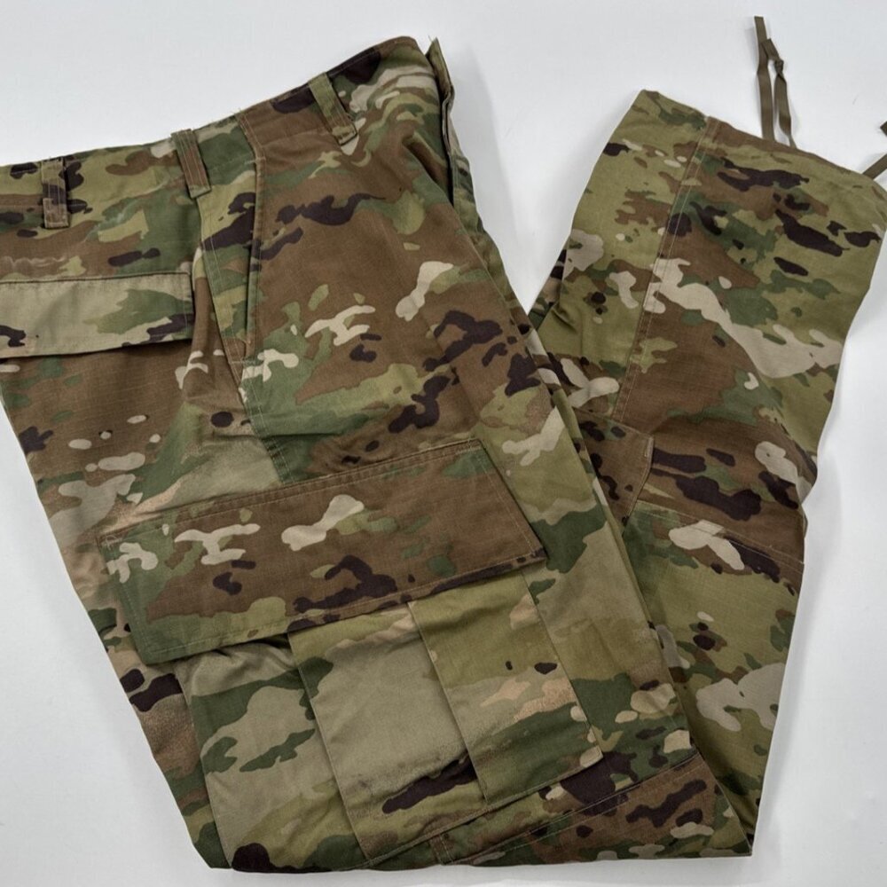 US Army Pants Mens Small Long Multicam Combat Trousers Ripstop Insect Guard